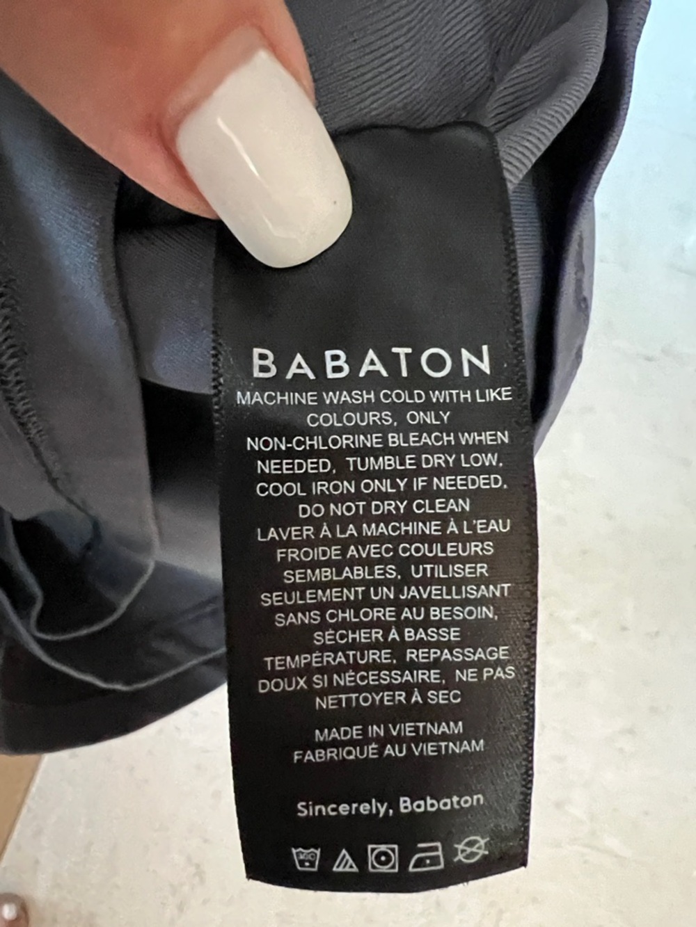 NEW! Aritzia BABATON mock turtleneck bodycon mini dress gray XS - Picture 4 of 7